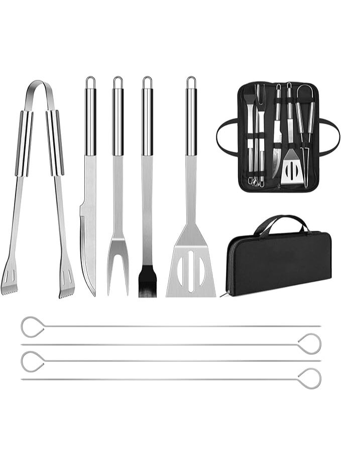 BBQ Utensil Set Stainless Steel Professional Barbecue Accessories Grill Tool with Bag Easy to Carry ，9 - Image 1